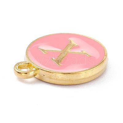 Golden Plated Alloy Enamel Charms X-ENAM-Q437-14X-1