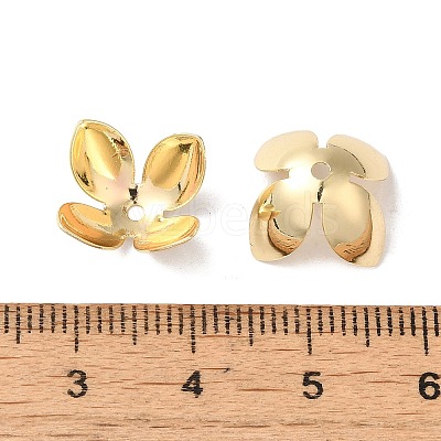 Rack Plating Brass Flower Bead Caps KK-K381-06B-G02-1