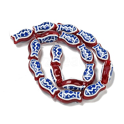 Handmade Transparent Glass Beads GLAA-N0028-02B-1