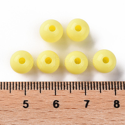 Opaque Acrylic Beads MACR-S370-C8mm-A10-1