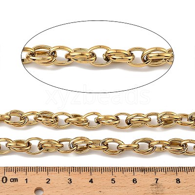 304 Stainless Steel Oval Link Chains Chains CHS-F022-05G-1