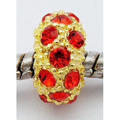 Alloy Rhinestone European Beads LS-CPDL-H997-7-1