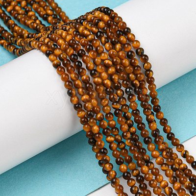 Natural Tiger Eye Beads Strands G-B045-A01-1