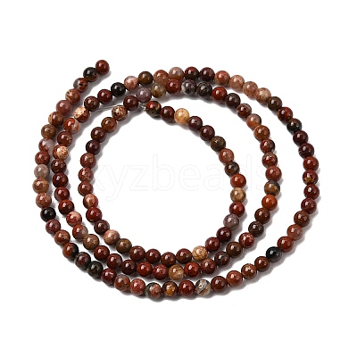 Natural Agate Bead Strands G-K146-55-3mm-1