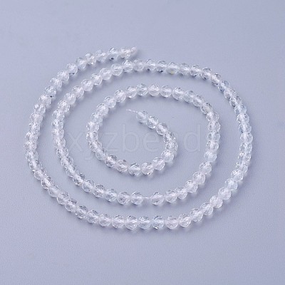 Natural White Topaz Beads Strands G-F619-28-3mm-1