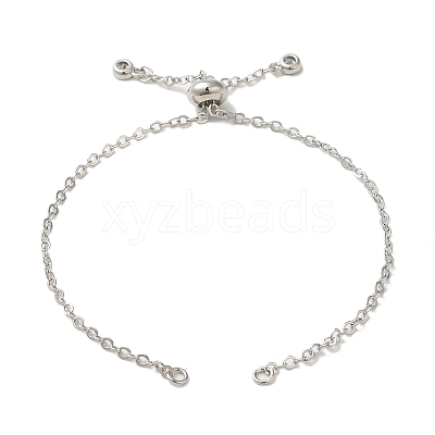 Rack Plating Brass Cable Chain Link Bracelet Making KK-TAC0016-05P-1