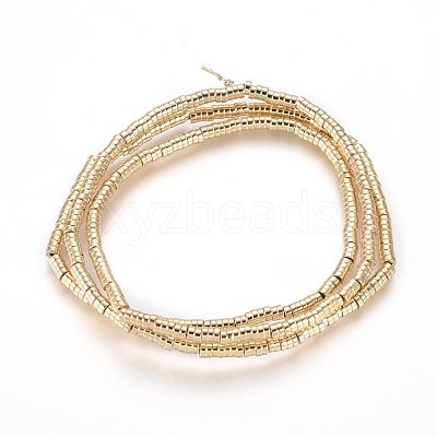 Electroplated Non-magnetic Synthetic Hematite Beads Strands G-G826-09G-2mm-1