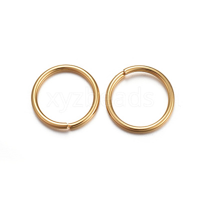 304 Stainless Steel Open Jump Rings STAS-L187-12x1.2mm-G-1