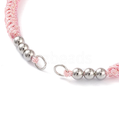 Adjustable Braided Polyester Cord Bracelet Making AJEW-JB00849-03-1