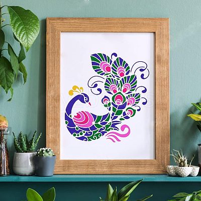Plastic Reusable Drawing Painting Stencils Templates DIY-WH0172-268-1