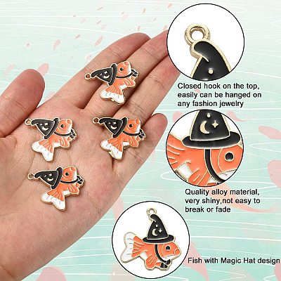 20Pcs Alloy Enamel Pendants ENAM-CJ0004-34-1