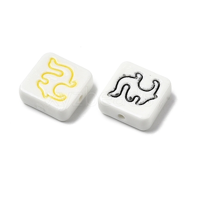 Handmade Porcelain Beads PORC-Z004-02-1
