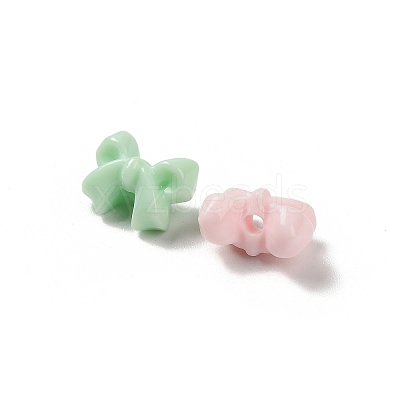 Opaque Acrylic Beads SACR-D009-01O-1