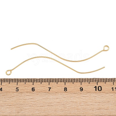Brass Earring Findings KK-A274-17B-G-1