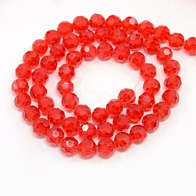 Glass Beads Strands EGLA-J042-8mm-16-1