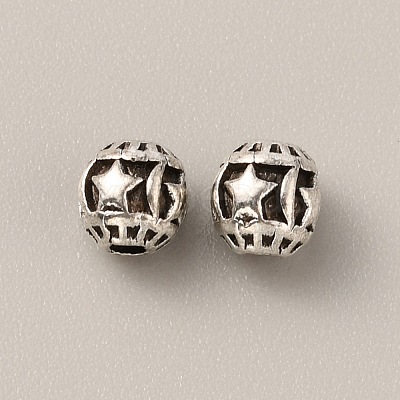 Tibetan Style Alloy Bead FIND-WH0034-46AS-10-1