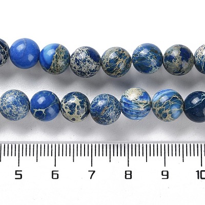 Dyed Natural Regalite/Imperial Jasper/Sea Sediment Jasper Beads Strands G-B124-C01-05-1
