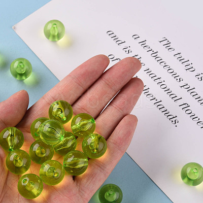 Transparent Acrylic Beads MACR-S370-A16mm-729-1