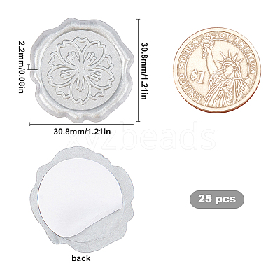 Adhesive Wax Seal Stickers DIY-WH0201-10D-1