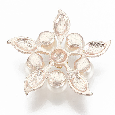 Alloy Rhinestone Flat Back Cabochons RB-S048-18RG-1