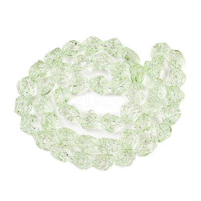 Electroplate Glass Beads Strands EGLA-N012-08G-1