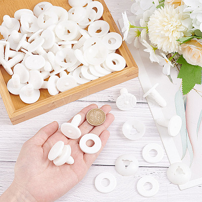 30 Sets Plastic Doll Joints DOLL-GO0001-06B-1