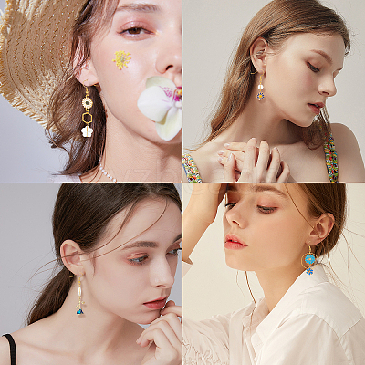 DIY Dangle Earring Making Kits DIY-SC0013-95-1