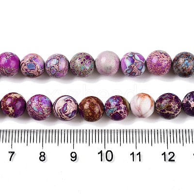 Natural Imperial Jasper Beads Strands G-N342-63I-1