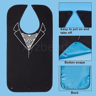Polyester Adult Bibs for Eating AJEW-WH0020-62C-1