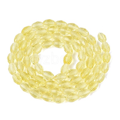 Transparent Glass Beads Strands GLAA-N071-01A-A02-1