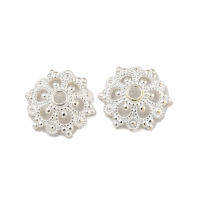 925 Sterling Silver Bead Caps STER-C007-04D-S-1