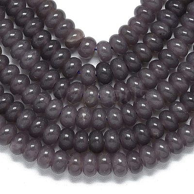 Natural Malaysia Jade Beads Strands G-B165-G01-5x8mm-17-1