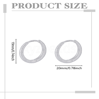 1Pair Alloy Hoop Earrings EJEW-LP0008-033-1