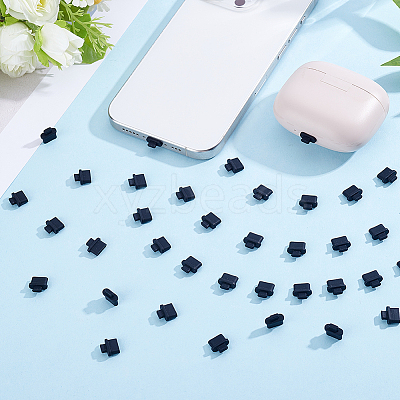 50Pcs TPU Mobile Anti-Dust Plugs FIND-SC0022-46A-1