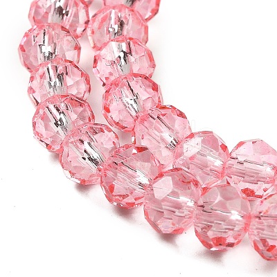 Transparent Baking Paint Glass Beads X1-DGLA-A034-T6mm-D08-1
