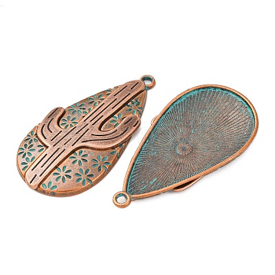 Tibetan Style Alloy Pendants LS-PALLOY-F319-05R-1