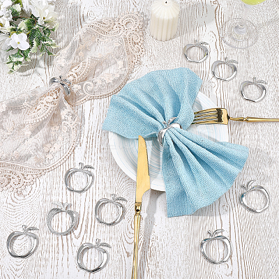 12Pcs Alloy Napkin Rings AJEW-FG0005-86P-1
