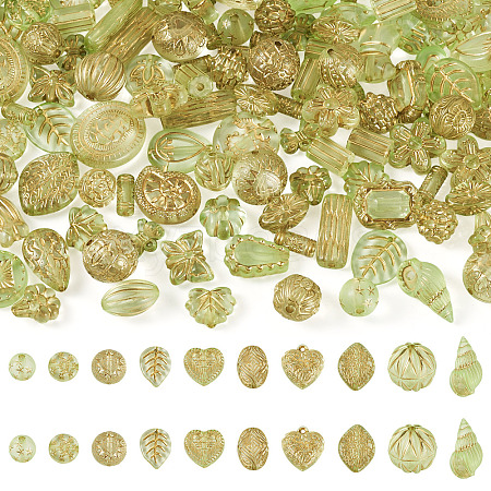 100G Transparent Acrylic Beads OACR-BT0001-07D-1