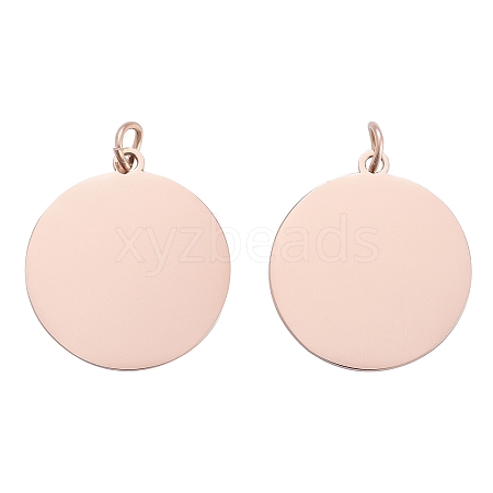 Ion Plating(IP) 304 Stainless Steel Pendants LS-STAS-I311-06RG-1