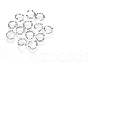 1000Pcs 304 Stainless Steel Jump Rings STAS-TAG0001-11-1