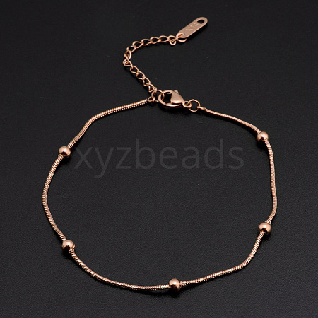 Titanium Steel Charm Anklets WGE3F25-21-1