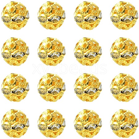 30Pcs Alloy Rhinestone Beads FIND-YW0009-05-1