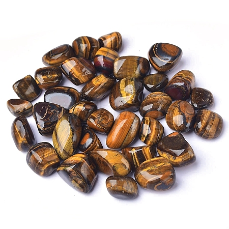 Natural Tiger Eye Imitation Pebble Ornament PW-WG8720F-19-1