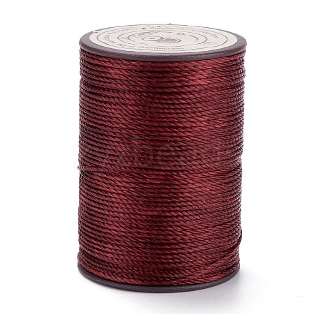 Round Waxed Polyester Thread String YC-D004-02E-131-1