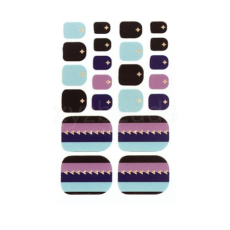 Full Cover Toe Nail Art Stickers MRMJ-R112-H030-1