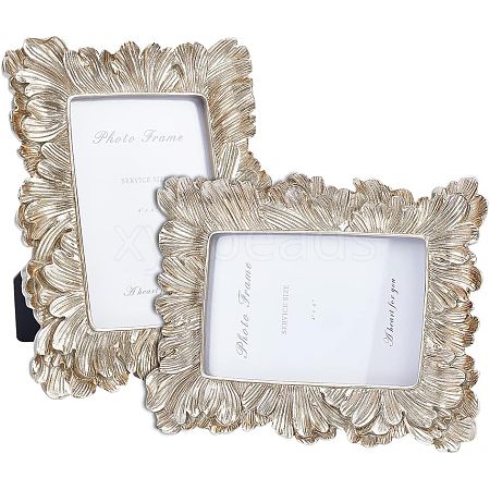 4x6 Inch Embossed Resin Photo Frames AJEW-WH0258-489-1