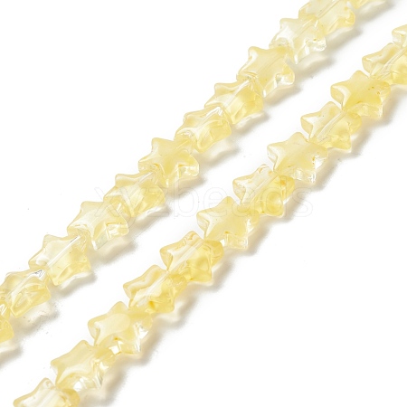 Transparent Glass Beads Strand GLAA-K057-01C-1