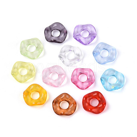 Transparent Acrylic Beads OACR-Q197-06-1