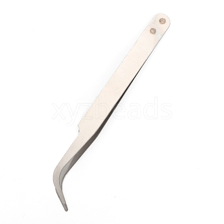 Stainless Steel Beading Tweezers TOOL-WH0014-05-1