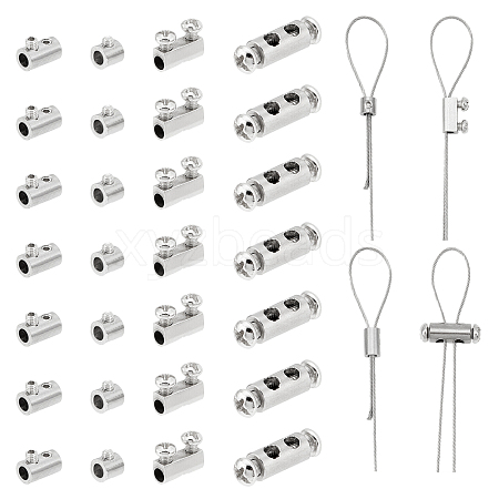 4 Styles 201 Stainless Steel Wire Rope Clamps STAS-GA0001-39-1